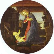 Sandro Botticelli The Virgin Adoring Child Spain oil painting artist